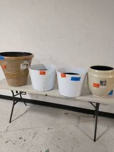 4 POTS FOR GARDENING