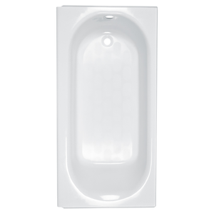 AMERICAN STANDARD Princeton 60 in. x 30 in. Americast Apron-Front Bathtub with Left Hand Drain
