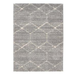 Bazaar Symmetry Grey 5 ft. x 7 ft. Area Rug