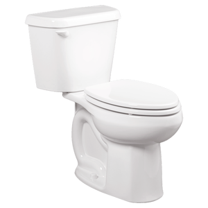 AMERICAN STANDARD Cadet Pressure-Assisted 2-Piece 1.6 GPF Single Flush Elongated Toilet in White, Seat Not Included