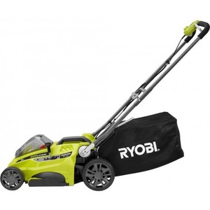 RYOBI 16 in. One 18-Volt Lithium-Ion Hybrid Walk Behind Push Lawn Mower - Two 4.0 Ah BatteriesCharger Included