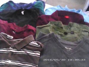 8 mens XL shirts...