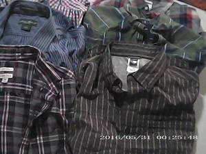 8 Mens size small dress shirts...