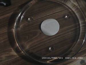 6 clear candleholder  glass plates...