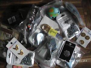 Hair clips, key chains, pins, etc...