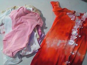 8 onesies and a sleeping bag, size ...