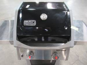 lot 408 image: Weber Spirit E-210 2-Burner Propane Gas Grill in Black with Built-In Thermometer 46110001