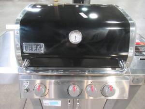 lot 409 image: Weber Genesis II E-315 3-Burner Propane Gas Grill in Black 61015001