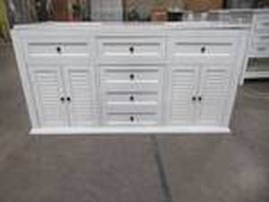 lot 410 image: Home Decorators Collection Hamilton 61 in. W x 22 in. D Double Vanity in Ivory with Granite Vanity Top in Grey with White Basin 0567200410