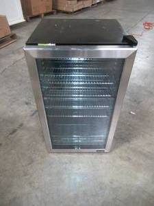 lot 313 image: NewAir 19 in. 126 (12 oz.) Can Cooler or 23 Bottles of Wine AB-1200