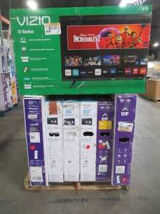 lot 20 image: UNTOUCHED Wholesale Pallet of 40 50 & 55 Smart Ultra HD TVs - $ 3,609.86 RETAIL VALUE