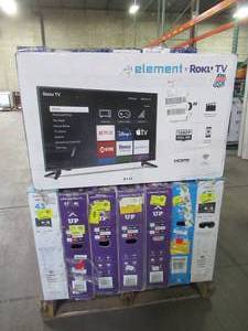 lot 22 image: UNTOUCHED Wholesale Pallet of 40 & 43 Smart Ultra HD TVs - $ 3,419.84 RETAIL VALUE