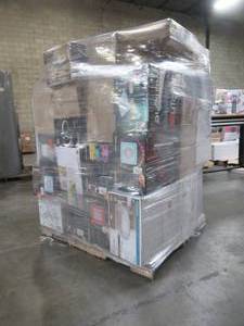 lot 201 image: WHOLESALE MIXED PALLET OF MICELLANOUS LIGHTING, CEILING FANS AND BATH FANS