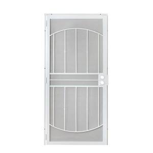 lot 604 image: Grisham 36 in. x 80 in. 805 Series White Defender Security Door, 80522.