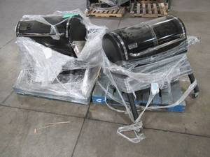 lot 103 image: (2) WEBER Smokefire EX6 Smokers - DO NOT WORKUSED - For PartsRestore Only.