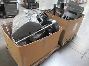 lot 106 image: (2) Wholesale Mixed Pallets of Miscellaneous Grill Parts. For PartsRestore Only.