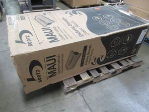 lot 125 image: Bootz Industries Maui 60 x 30 x 16 58 Right Drain Rectangular Alcove Soaking Bathtub in White, 011-3340-00.