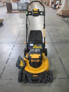 lot 58 image: Dewalt 21.5 in. 20-Volt MAX Lithium-Ion Cordless Battery Walk Behind Push Mower DCMWP233U2