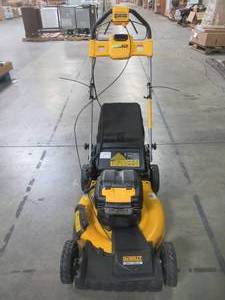 lot 59 image: Dewalt 21.5 in. 20-Volt MAX Lithium-Ion Cordless Battery Walk Behind Self Propelled Mower DCMWSP244U2