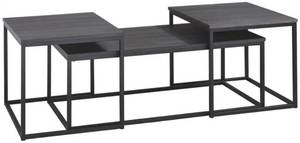 lot 214 image: Signature Design by Ashley Yarlow Table (Set of 3) T215-13 - NEW IN BOX