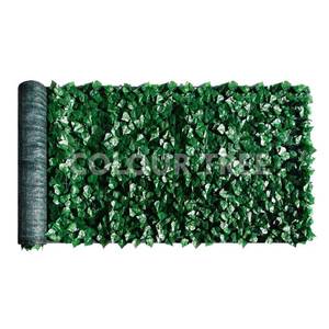 lot 134 image: Colourtree 4 ft. x 16 ft. Faux Ivy Leaf Vines IndoorOutdoor Privacy Fencing Roll, TBN04161.