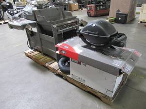 lot 110A image: (2) Wholesale Mixed Pallets of Miscellaneous Grills and Parts. For PartsRestore Only.