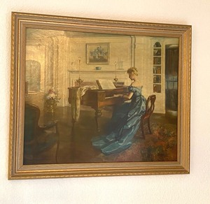 lot 10 image: Framed Vintage Print