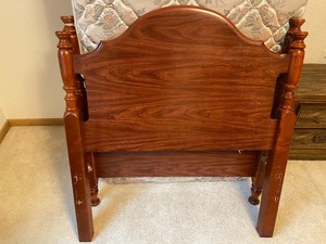 lot 127 image: Twin HeadboardFootboard & Frame
