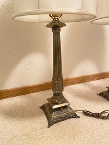 lot 84 image: Pair of Vintage Table Lamps