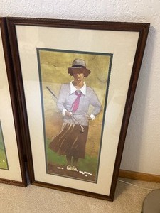 lot 100 image: Two Golf Prints