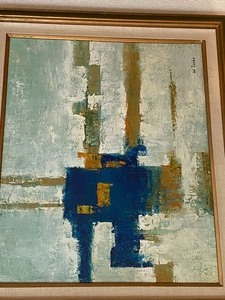 lot 46 image: Framed AbstractModernist Art by Painter W. Lucas