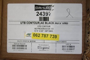Da-Lite 24397 UTB Contour Fixed Frame HD Progressive Video Projector  Projection Screen - New