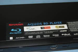 Sharp Aquos BDHP24 Blu-Ray Disc Player System with Remote Control
