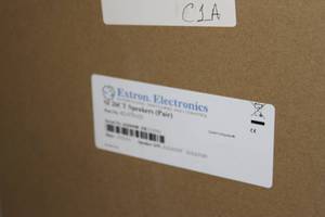 New PAIR of Extron SI 26CT High Power Two-Way Ceiling Speakers w 8 Back Can & Transformer