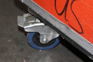 MaxLine Professional Foam Lined & Hinged Top ATA-Rated Travel  Road Case with Casters