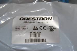 Lot of 25 - NEW - Crestron CAT6a 15 Cables - Model DM-CBL-ULTRA-PC-15