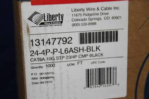 Lot of Miscellaneous Pro Network Cat6A Cable Spools  Reels  Boxes