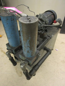 lot 507 image: CONTINENTAL HYDRAULIC POWER UNIT, W TANDEM PUMPS, EXTRA OIL COOLER