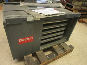 lot 512 image: DAYTON TUBULAR GAS FIRED DIRECT SPARK PROPELLER UNIT HEATER