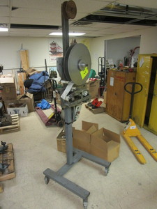 lot 521 image: BLADE WRAP MACHINE, WITH SPARE PARTS