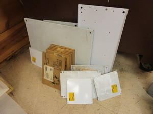 lot 557 image: HOFFMAN ELECTRICAL ENCLOSURE INTERIOR PANELS - NEW & USED