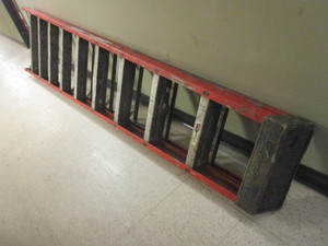 lot 599 image: LOUISVILLE 10 FOOT STEP LADDER