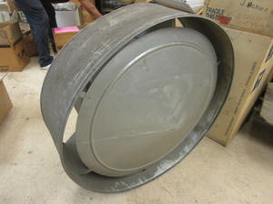 lot 604 image: LARGE METAL FAN ENCLOSURE