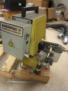 lot 608 image: ENERPAC PORTABLE HYDRAULIC POWER UNIT