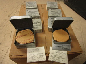 lot 688 image: WILSON INSTRUMENTS, ROCKWELL STANDARD TEST BLOCKS