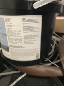 2 4 Gallon Pails of Miliken High Moisture Pressure Sensitive Carpet Adhesive