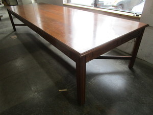 EXTRA LONG WOOD VENEER CONFERENCE TABLE