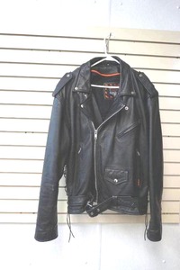 lot 6 image: Interstate Leather Motorcycle jacket