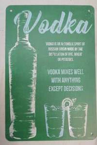 lot 17 image: Vodka sign