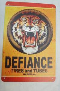 lot 20 image: Defiance Tires and Tubes sign